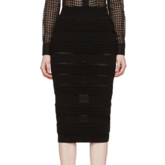 Burberry Dresses & Skirts - BURBERRY LONDON PLEATED & KNIT PENCIL SKIRT.